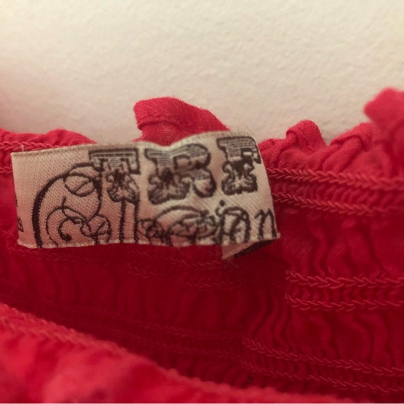 Zara 100% cotton layered ruffled pull-on mini dress - Picture 4 of 6